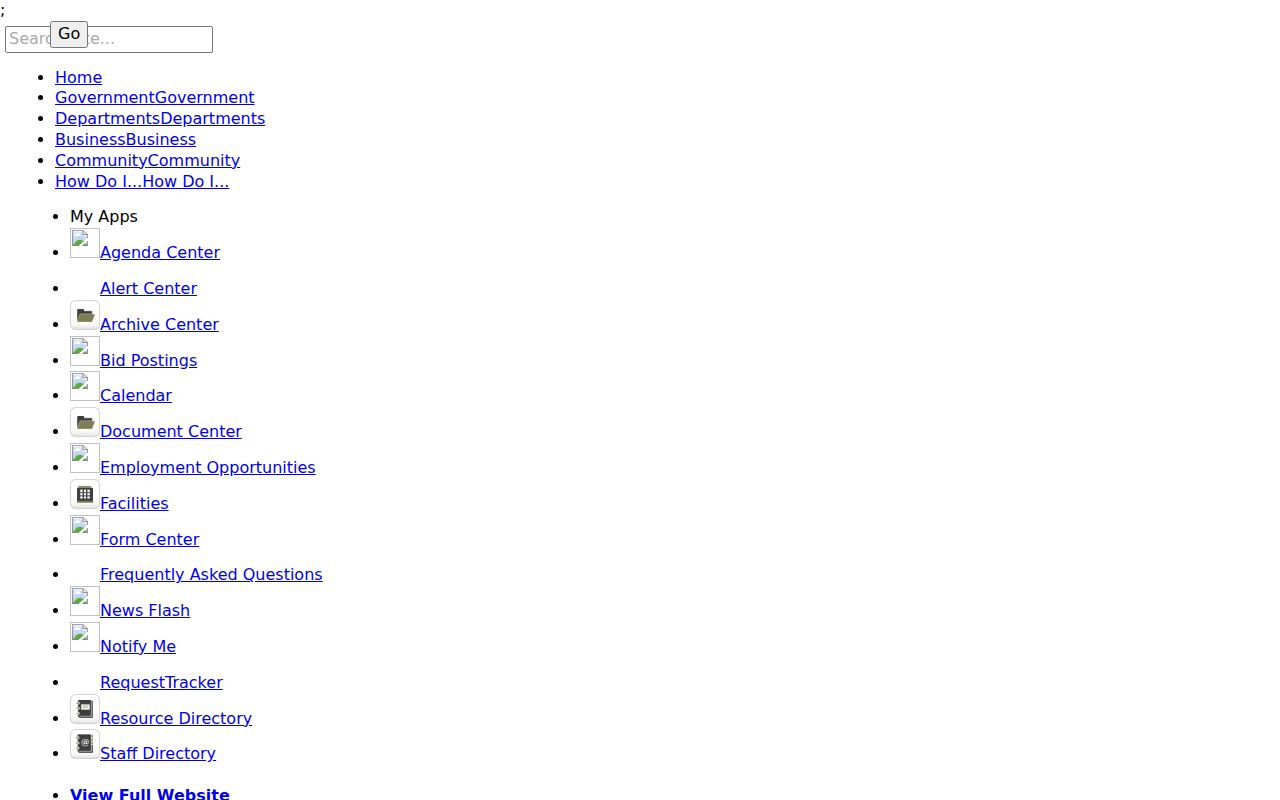 Cameron court directory listing third-Thursday municipal docket timing
